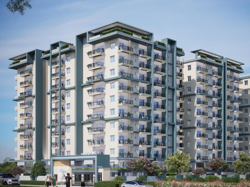 The Radiant 3 BHK Apartment - Modular Kitchen