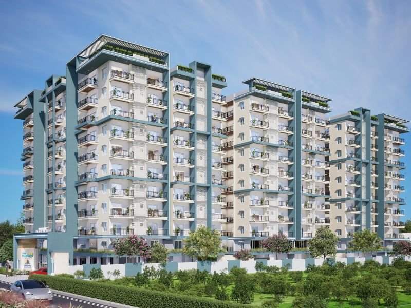 The Radiant Hyderabad - Building Architecture and Elevation